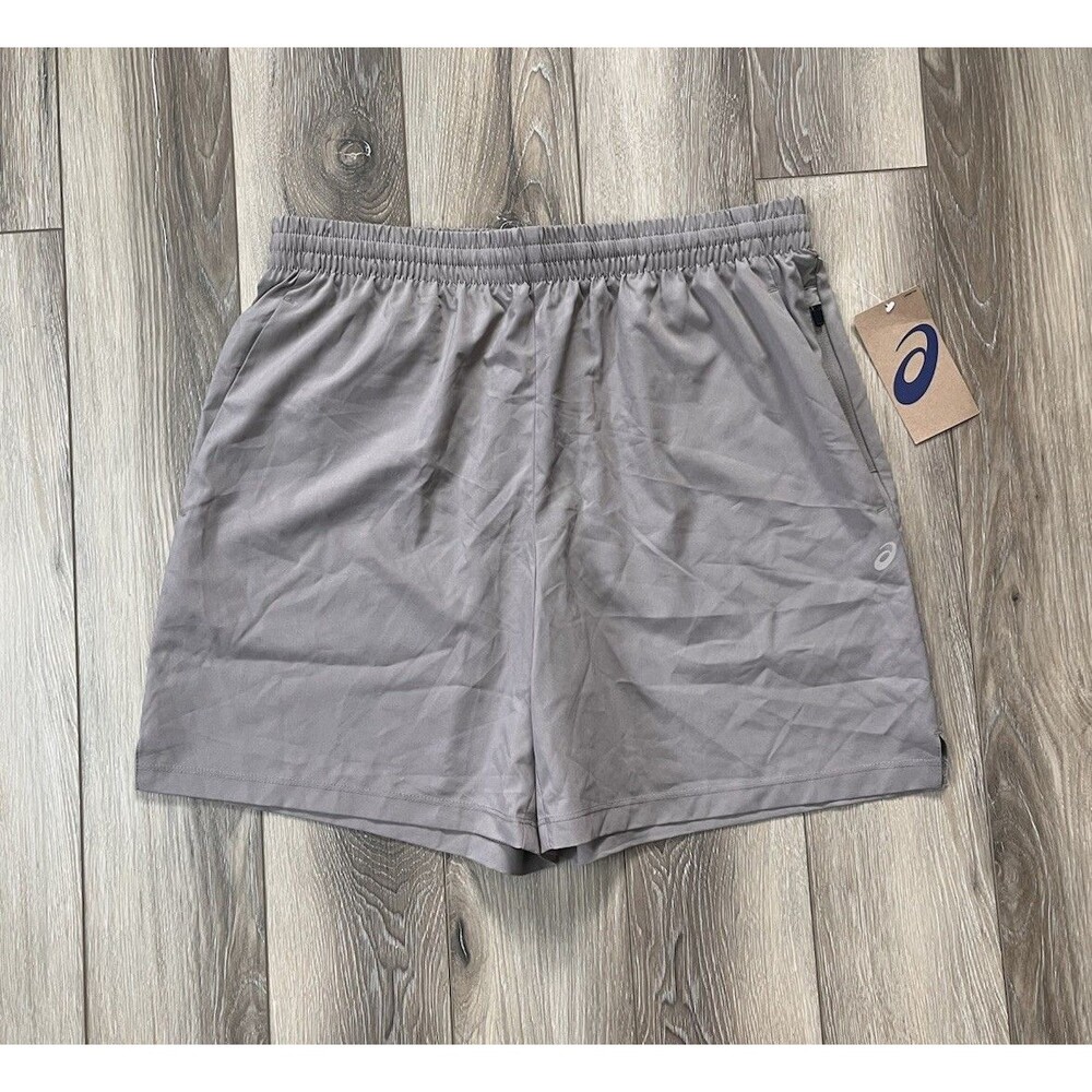 ASICS Tan Training Short 7” Inseam Unlined Athletic Shorts Mens Sz Medium NWT